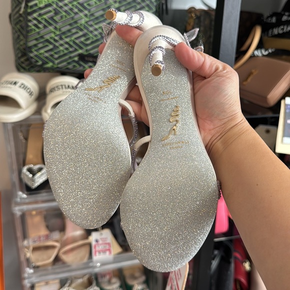 RENE CAOVILLA BUTTERFLIES SANDALS - Picture 8 of 9